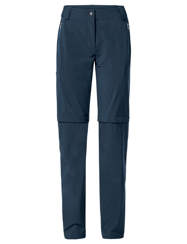 VAUDE Women's Farley Stretch ZO T-Zip Pants II dark sea Gr&ouml;&szlig; 48