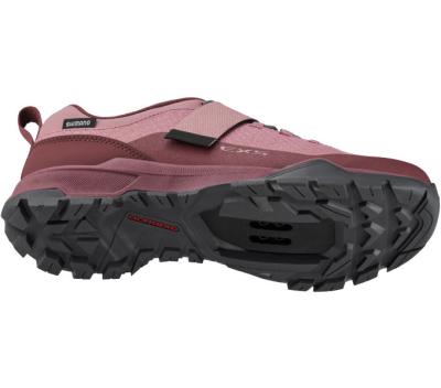 SHIMANO SHIMANO Fahrradschuhe EX500W Damen Touring SPD Gr&ouml;&szlig;e 36 Damenleisten Rot Produktbild 3