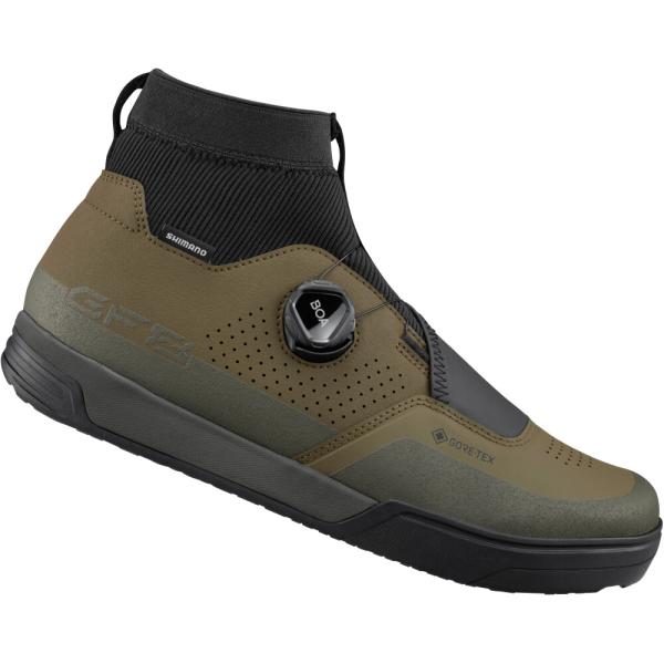 SHIMANO SHIMANO Fahrradschuhe GF800GTX Herren/Damen MTB FLATPEDAL Gr&ouml;&szlig;e 48 Gr&uuml;n