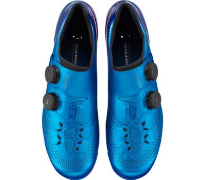 SHIMANO SHIMANO Fahrradschuhe RC903 Damen/Herren Road SPD-SL Gr&ouml;&szlig;e 42 breit Blau Produktbild 1