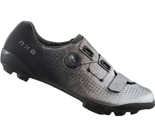 SHIMANO SHIMANO Fahrradschuhe RX801 Herren/Damen Gravel SPD Gr&ouml;&szlig;e 43 Silber