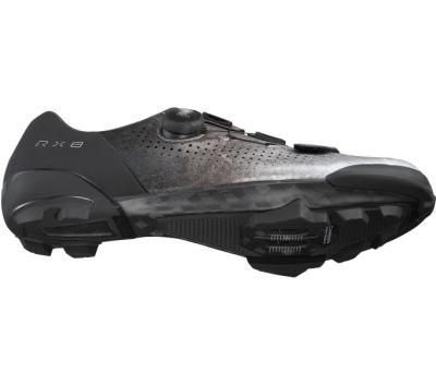 SHIMANO SHIMANO Fahrradschuhe RX801 Herren/Damen Gravel SPD Gr&ouml;&szlig;e 44 Silber Produktbild 3