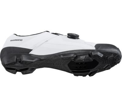 SHIMANO SHIMANO Fahrradschuhe XC300 Herren/Damen MTB SPD Gr&ouml;&szlig;e 41 breit Wei&szlig; Produktbild 3