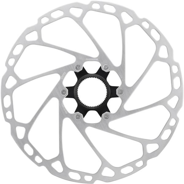 SHIMANO Bremsscheibe SM-RT64 220mm CL Verschlussring mit Au&szlig;enverzahnung