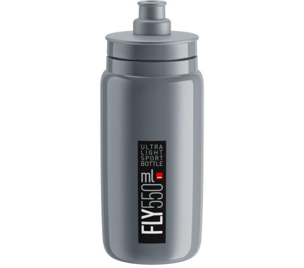 ELITE ELITE Trinkflasche Fly Grau-Schwarz 550 ml