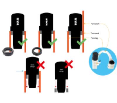 VAR Gabeldichtungsmontagewerkzeug FH-92407 40 mm Produktbild 4