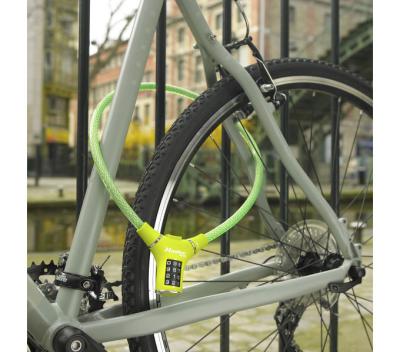 Master Lock Kabelschloss 8229 Gr&uuml;n 12 mm x 900 mm Zahlenkombination einstellbar Produktbild 1