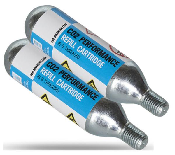 PRO Ersatzpatronensatz CO2 mit Gewinde 2 Stück/16 g