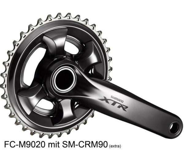 SHIMANO Kurbelgarnitur XTR FC-M9020 11-fach 170 mm ohne Kettenblatt