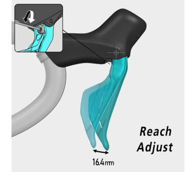 SHIMANO Schalt-/Bremshebel 105 Di2 ST-R7170 Links Produktbild 3