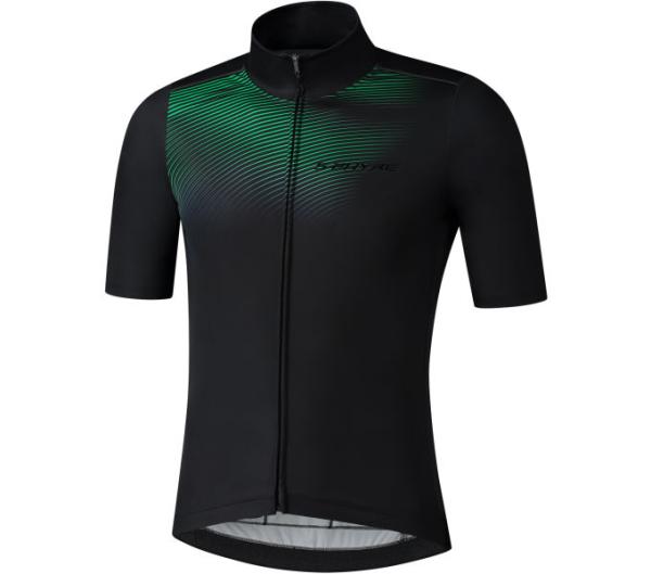 SHIMANO S-PHYRE Short Sleeves Wind Jacket Black/Grey 3XL