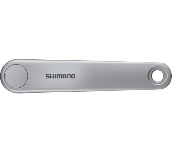 SHIMANO Kurbelarm SHIMANO E-BIKE SYSTEMS FC-E5000 Links 165 mm Silber