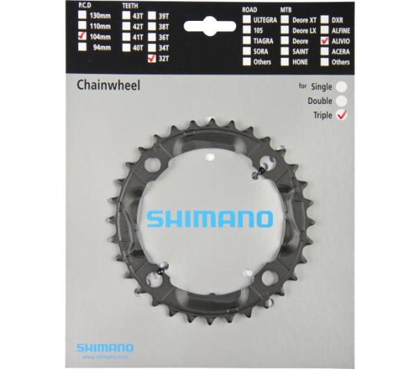SHIMANO Kettenblatt ALIVIO FC-M430, FC-M431 32 Z&auml;hne