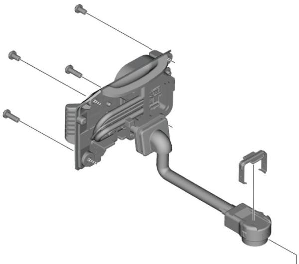 SHIMANO Kabelsteckereinheit BM-EN600 oberes Geh&auml;use 250 mm